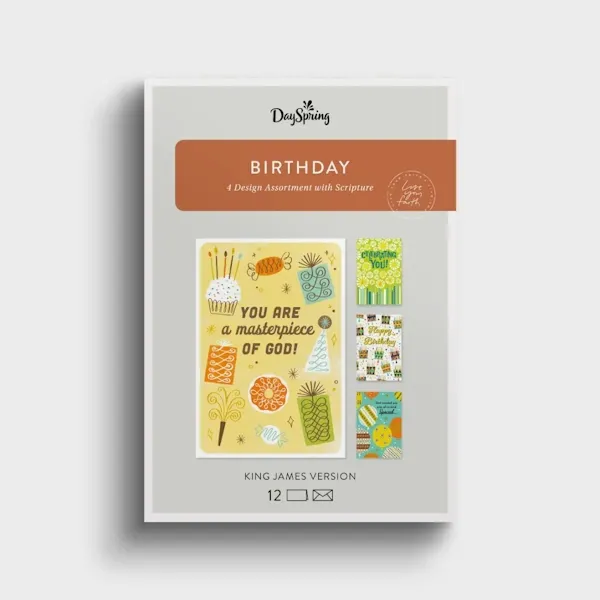 Boxed Cards - Birthday - Artsy Fun (KJV) Boxed Cards - Birthday - Artsy Fun (KJV)