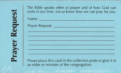 Prayer Request Cards (100 per pkg)