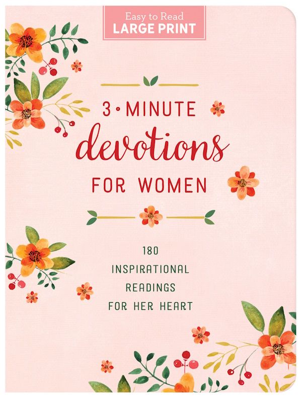 3-Minute Devotions for Women - Large Print 3-Minute Devotions for Women - Large Print