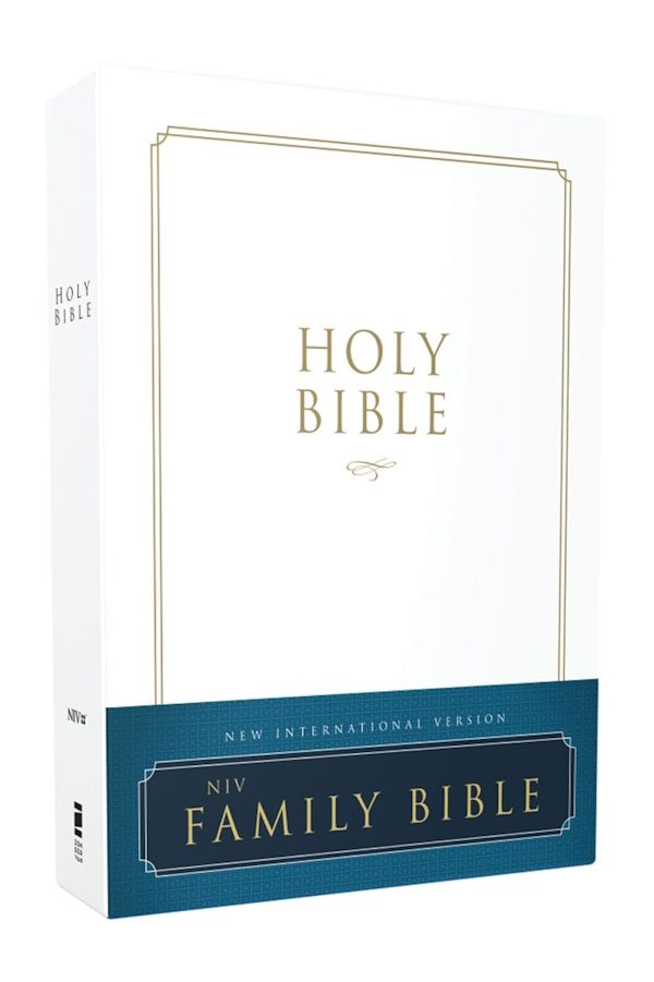 NIV Family Bible, Hardcover, White