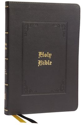 KJV Thinline Large Print Bible, Leathersoft, Black