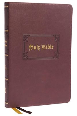 KJV Thinline Large Print Bible, Leathersoft, Brown