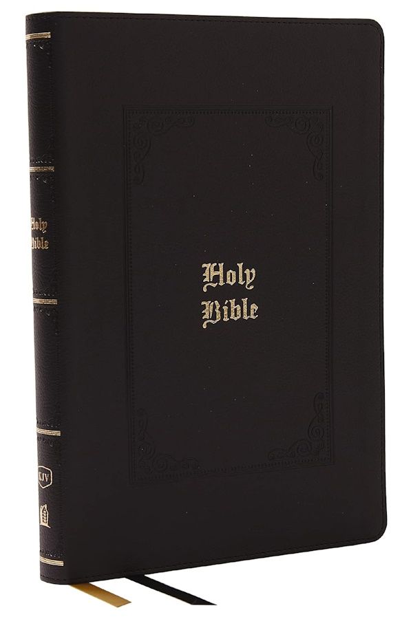 KJV Thinline Giant Print Bible, Leathersoft, Black, Indexed