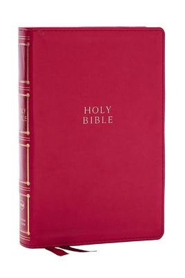 NKJV Compact Center-Column Reference Bible, Leathersoft, Dark Rose, Indexed NKJV Compact Center-Column Reference Bible, Leathersoft, Dark Rose, Indexed