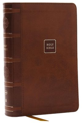 NKJV Compact Paragraph-Style Reference Bible, Leathersoft, Brown