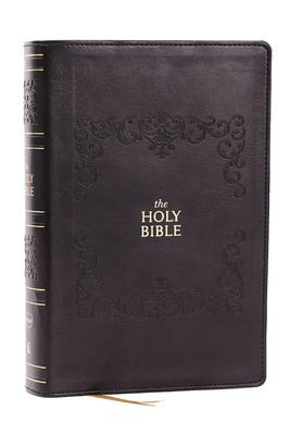 NKJV Personal Size Giant Print Bible, Leathersoft, Black
