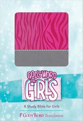 God's Word for Girls, Duravella, Pink/Silver, Zebra Print Design
