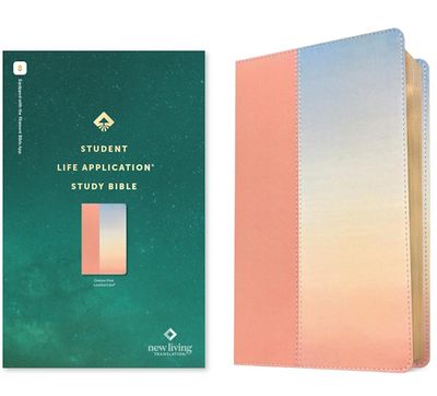 【時間指定不可】 Application Life Student NLT Study Enabled Filament Bible, 洋書
