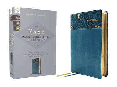 NASB '95 Large Print Personal Size Bible, Leathersoft, Teal