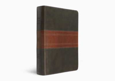 ESV Men's Study Bible, TruTone®, Forest/Tan, Trail Design