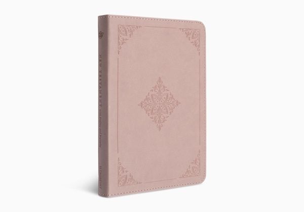 ESV New Testament with Psalms and Proverbs, TruTone, Blush Rose, Fleur-de-lis Design