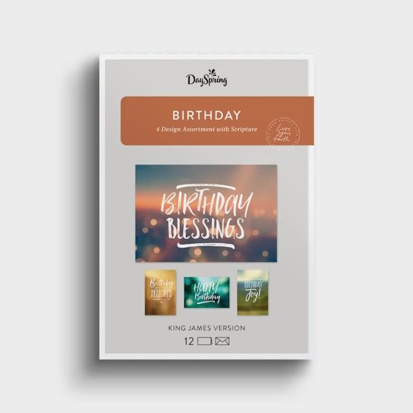 Boxed Cards - Birthday - Simply Stated, KJV Boxed Cards - Birthday - Simply Stated, KJV