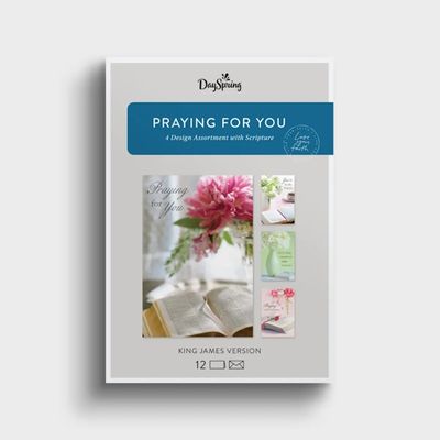 Boxed Cards - Praying for You - Assuring Love (Lustrous), KJV