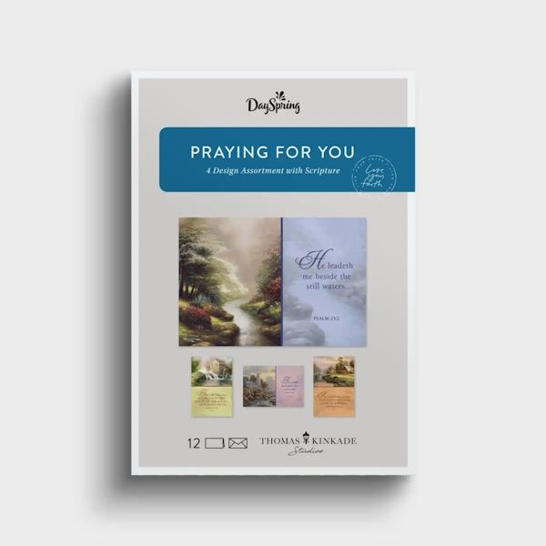 Boxed Cards - Praying for You - Thomas Kinkade, KJV