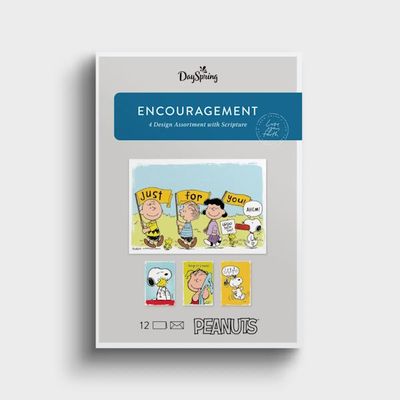 Boxed Cards - Encourage - Peanuts/Just Thinking