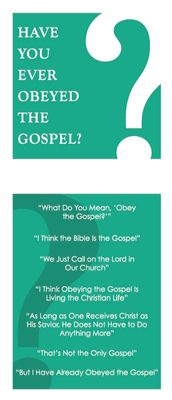 Tract - Have You Ever Obeyed the Gospel? (Pack of 25)
