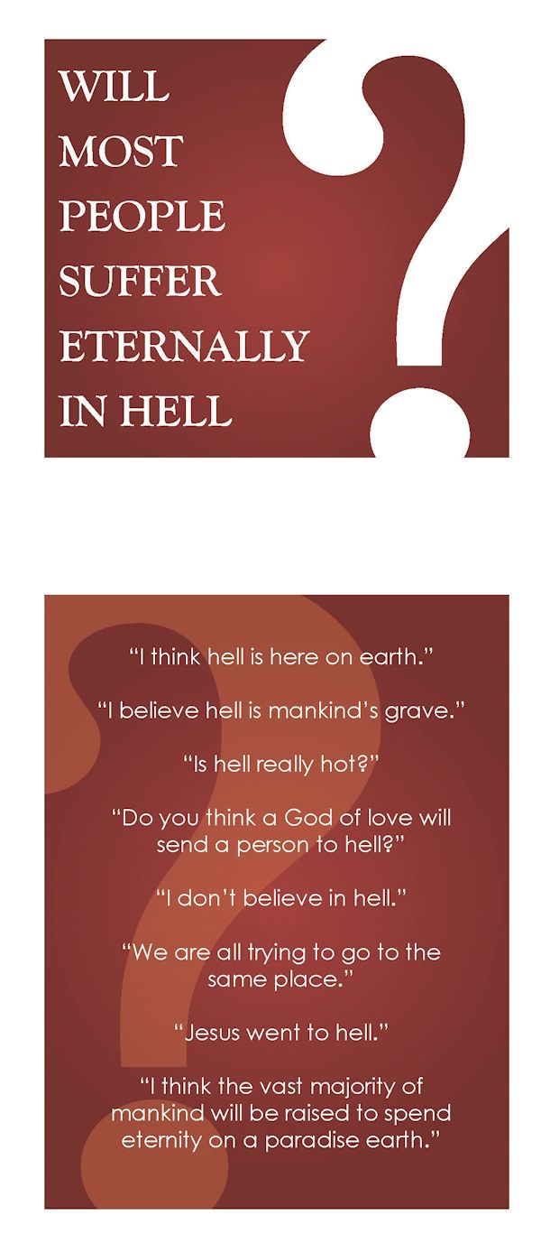 Tract - Will Most People Supper Eternally in Hell?  (Pack of 25)