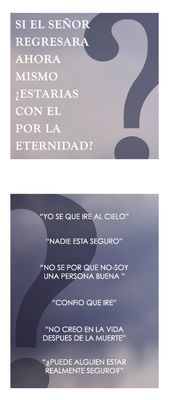 Tract - If The Lord Returned Right Now, Would You Be With Him for Eternity? Spanish Edition (Pack of 25) (Si El Senor Regresara Ahora Mismo Estaria Con El Por Las Eternidad?)