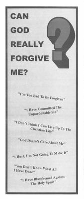 Tract - Can God Really Forgive Me? (Pack of 25)