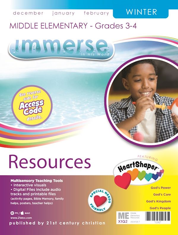 Winter Immerse Middle Elementary Resources
