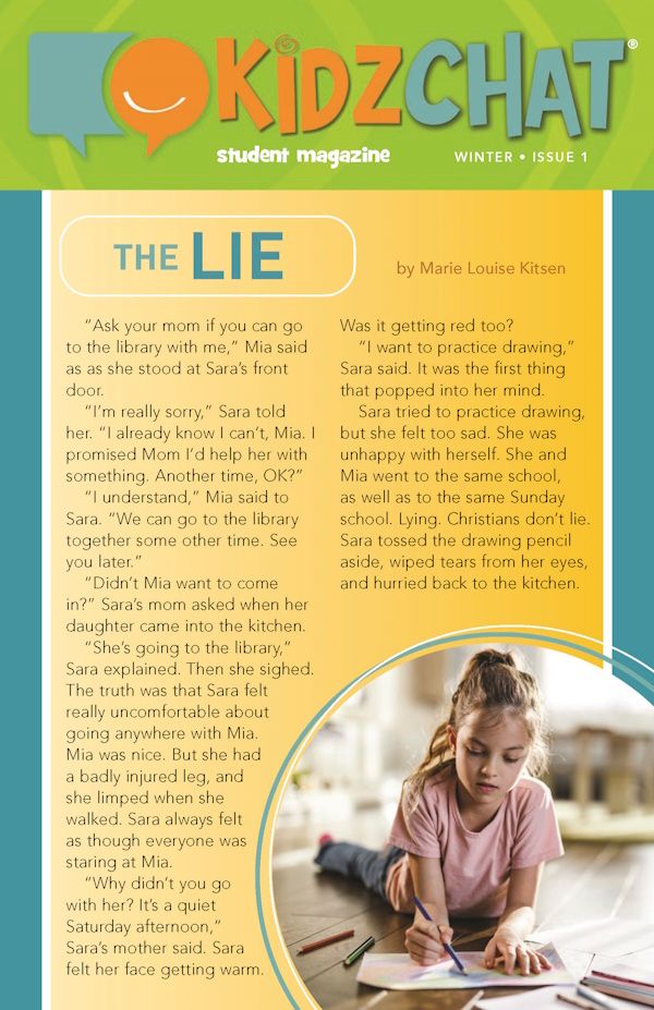 Winter Immerse Middle Elementary Kidz Chat (take-home)