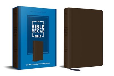 ESV The Bible Recap 365-Day Chronological Study Bible, Imitation Leather, Brown