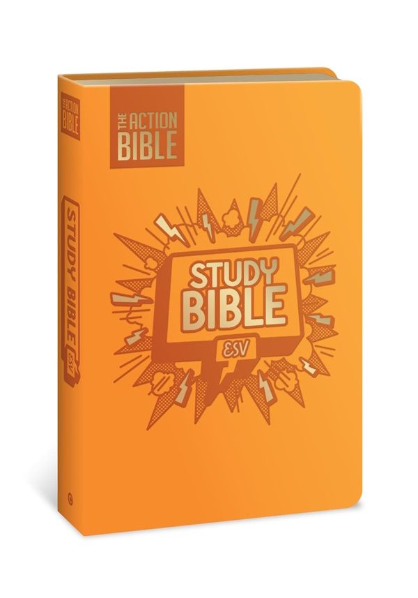 ESV The Action Bible Study Bible, Leathersoft, Orange ESV The Action Bible Study Bible, Leathersoft, Orange
