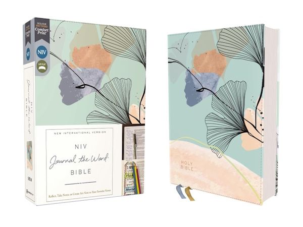 NIV Journal the Word Bible for Teen Girls, Leathersoft, Teal/Floral
