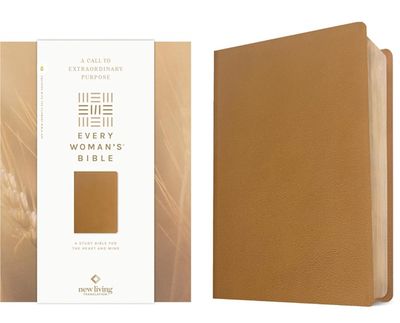 NLT Every Woman’s Bible, Filament Enabled Edition, Genuine Leather, Camel