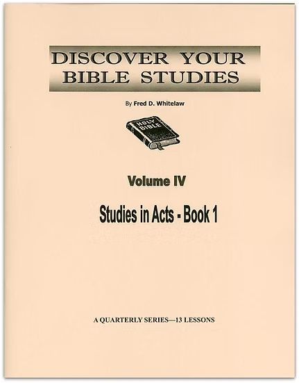 Studies in Acts - Book 1