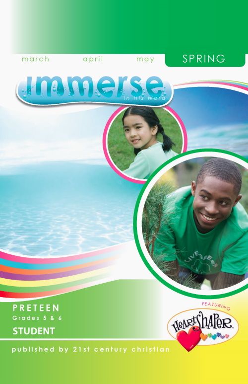 Spring Immerse PreTeen Student