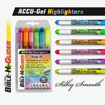 ACCU-Gel Highlighters Bible Study Kit ACCU-Gel Highlighters Bible Study Kit