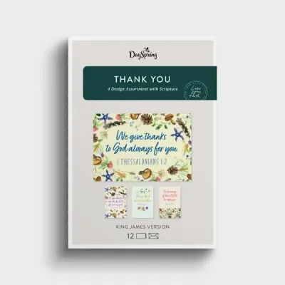 Boxed Cards - Thank You - Simple Nature (KJV)