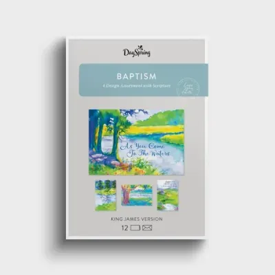 Boxed Cards - Baptism - Steps of Faith (KJV)
