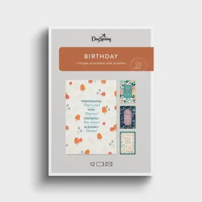 Boxed Cards - Birthday - Floral Design Assortment