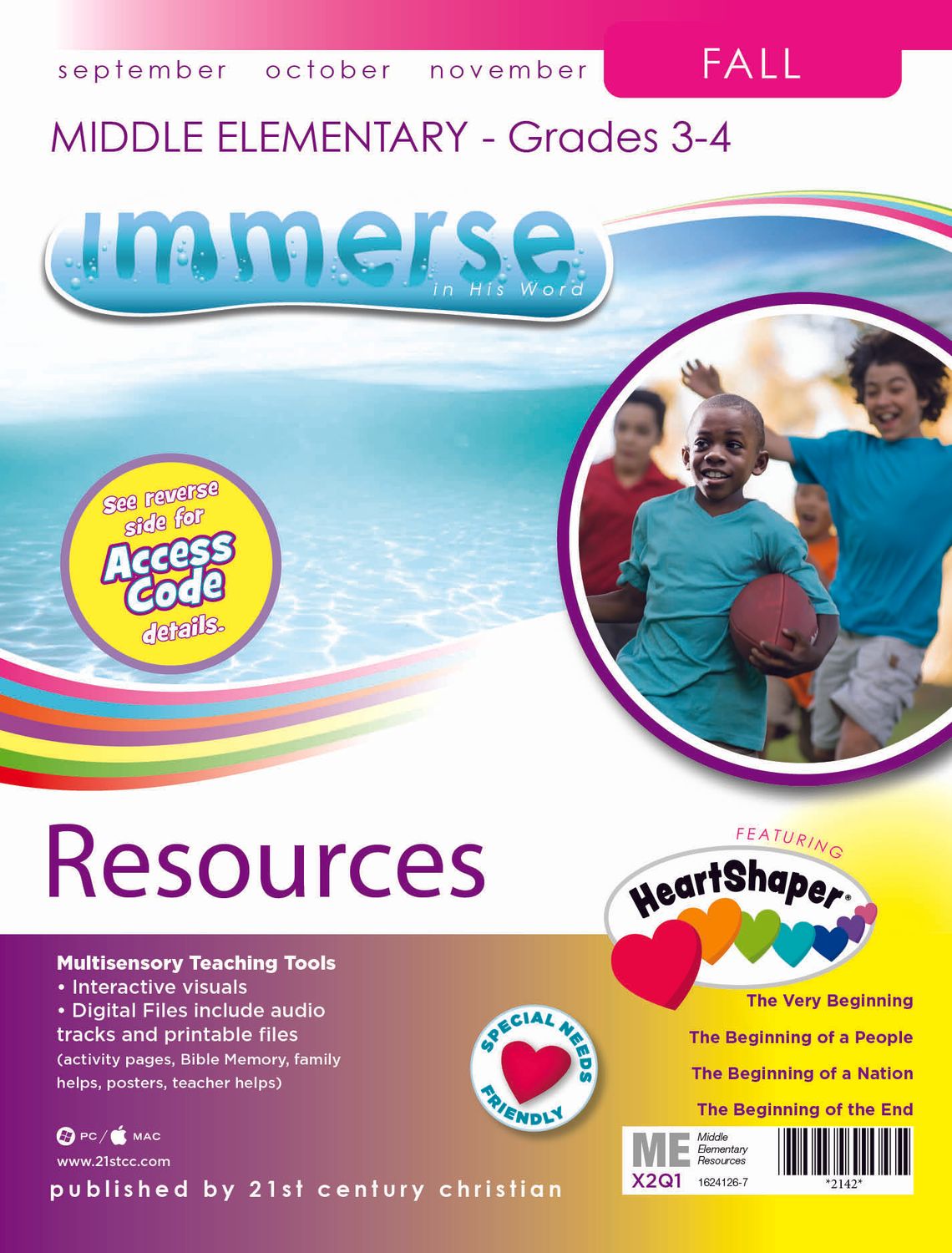 Fall Immerse Middle Elementary Resources