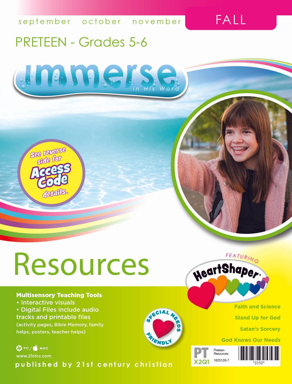 Fall Immerse PreTeen Resources