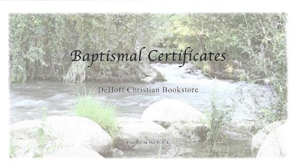 Dehoff Baptismal Certificates