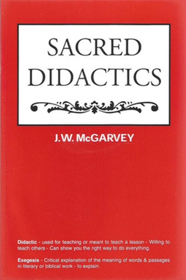 Sacred Didactics