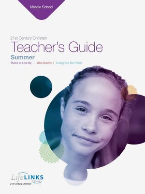 Summer LifeLINKS Middle School Teacher's Guide