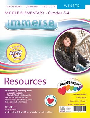 Winter Immerse Middle Elementary Resources