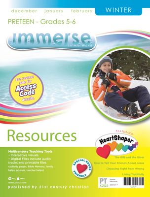 Winter Immerse PreTeen Resources