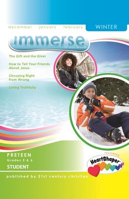 Winter Immerse PreTeen Student
