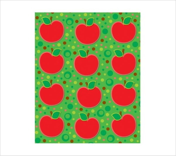 Apples Shape Stickers Apples Shape Stickers