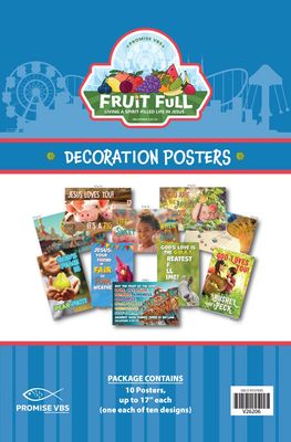 Fruit Full VBS Decoration Posters (pk of 10)