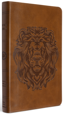 ESV Thinline Bible, TruTone®, Brown, Royal Lion Design ESV Thinline Bible, TruTone®, Brown, Royal Lion Design