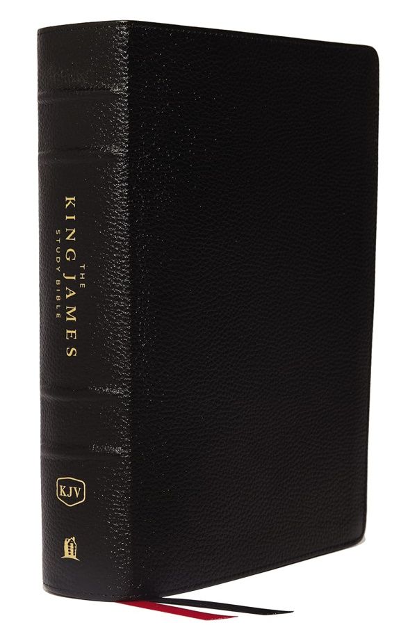 KJV Study Bible, Full Color, Genuine Leather, Black