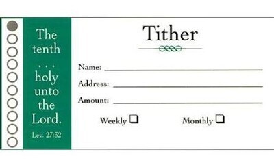 Envelope: Tither (Leviticus 27:32) 100 Pack