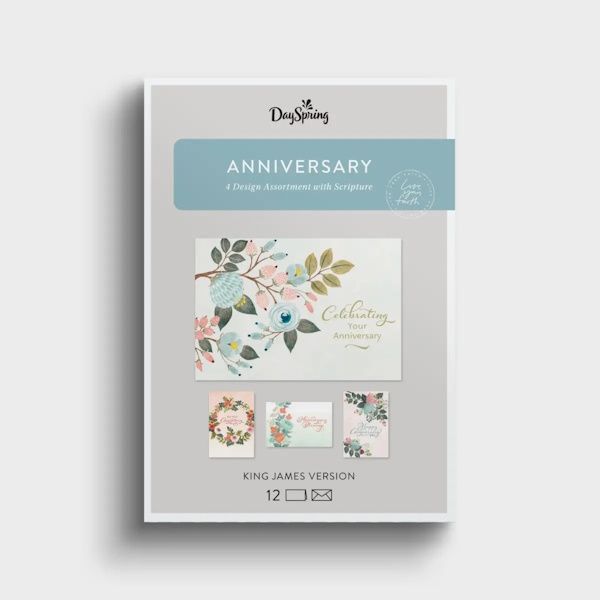 Boxed Cards - Anniversary - Flowers Boxed Cards - Anniversary - Flowers