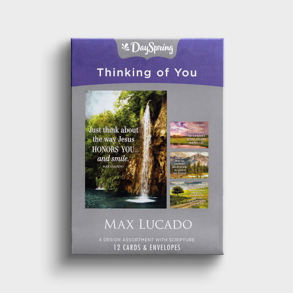 Boxed Cards -  Thinking of You - Let God Be God (Max Lucado)